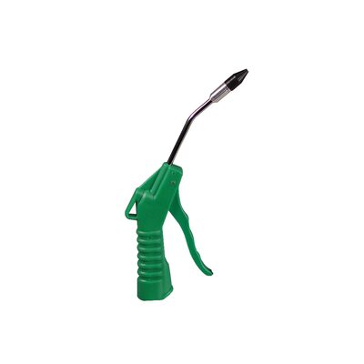 Astro Pneumatic Deluxe 4 Inch Air Blow Gun &hyphen; Green with 1/2 Inch Removable Rubber Tip