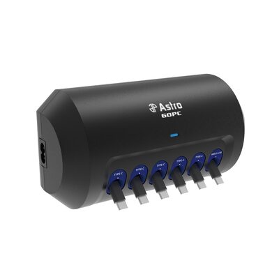 Astro Pneumatic Tool Box Power Caddy Magnetic 6X Retractable Micro and USB C Charging Reel