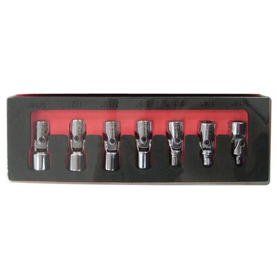 Astro Pneumatic 7pc Flex Socket Set-6 Point SAE