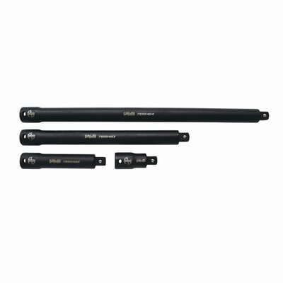 Astro Pneumatic 4 Piece 1/2 Inch Drive Goliath Torque-Saver Impact Extension Bar Set 2.5 Inch -15 Inch
