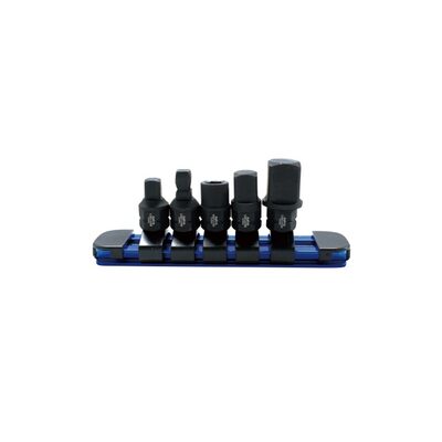 Astro Pneumatic 5 Piece 1/4 Inch Nano Drive Size Adapter Set