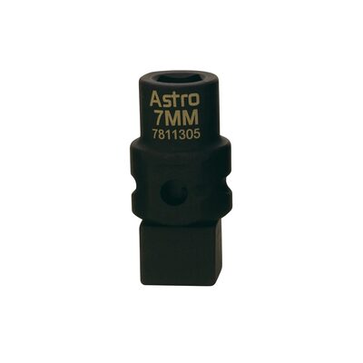 Astro Pneumatic 7MM 1/4 Inch Drive Low Profile Nano Impact Sockets - Metric