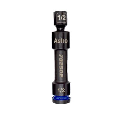 Astro Pneumatic 1/2 Inch Drive 1/2 Inch 12-Point Pinless Heavy-Duty Driveline Impact Socket