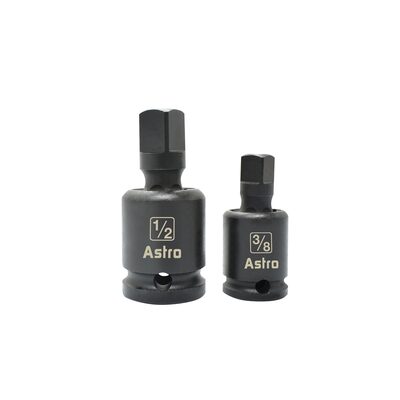 Astro Pneumatic 3/8" & 1/2" Pinless Universal Joint Impact Adapters