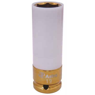 Astro Pneumatic SOC 19MM 1/2D 12PT DP GLD