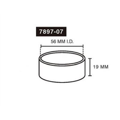 Astro Pneumatic 2-1/4" ID x 2-1/2" OD x 3/4" L Adapter