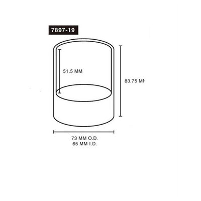 Astro Pneumatic 1-1/16" ID x 2-7/8" OD x 3-7/16" L Adapter