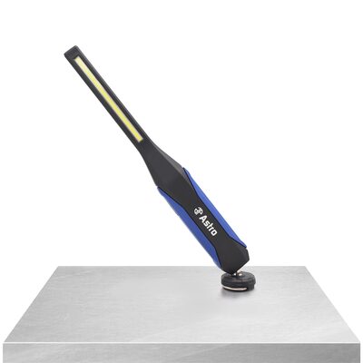Astro Pneumatic 900 Lumen Wirelessly Rechargeable LED Slim Light w/ Top Flashlight