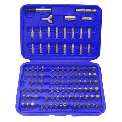Astro Pneumatic PROF SCREWDRIVER BIT SET 100 PC.