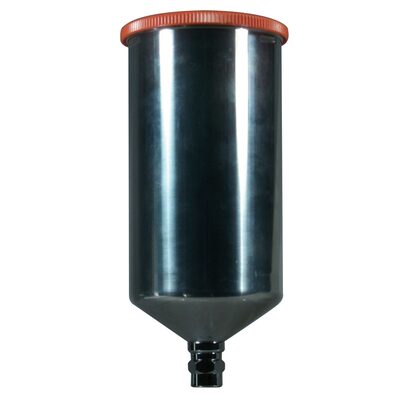 Astro Pneumatic Aluminum Gravity Feed Cup w/ Screw On Lid