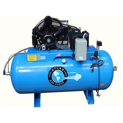 Atlas Automotive Equipment Air Force AF9P 7.5HP 120 Gallon Air Compressor with Plus Package (Will Call)
