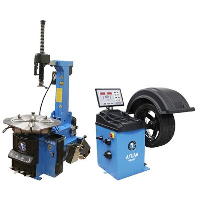 Atlas Automotive Equipment Atlas Equipment TC755 Rim Clamp Tire Changer + WB49-2 Wheel Balancer Combo Package (WILL CALL)