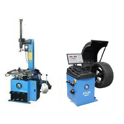 Atlas Automotive Equipment Atlas Equipment TC229 Rim Clamp Tire Changer + WB49-2 Wheel Balancer Combo Package (WILL CALL)