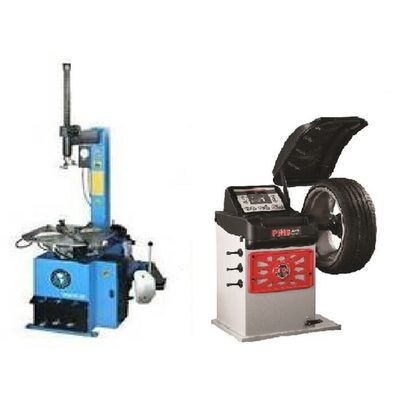Atlas Equipment TC229 Rim Clamp Tire Changer + PWB50 Wheel Balancer Combo Package
