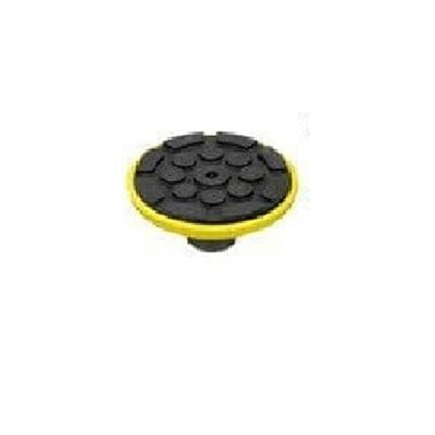 Atlas Automotive Equipment Round Lift Adapter with Rubber Pad, 1.5" Peg