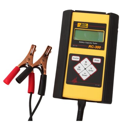 Auto Meter Products AutoMeter - 4-50Ah Battery Capacity Tester, Handheld