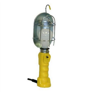 Bayco Trouble Light 25' 16/3 Metal Cage w/outlet