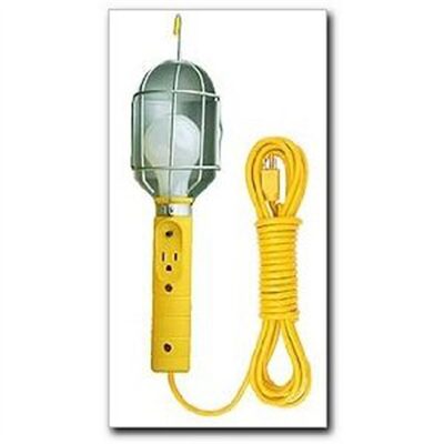 Bayco TROUBLE LIGHT 50FT 18/3 METAL CAGE W/TAP