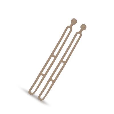 Blubird Blubird `Rapid-Tie 16", 10 Pack, Beige