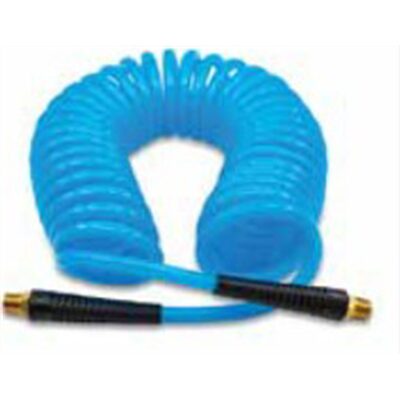 BluBird 1/4" 15' Braided PU Recoil Air Hose 300 PSI