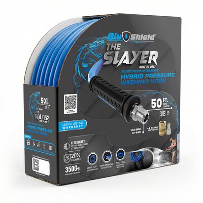 BluBird Blu Shield The Slayer Hybrid Pressure Washing Hose 3/8" X 50'