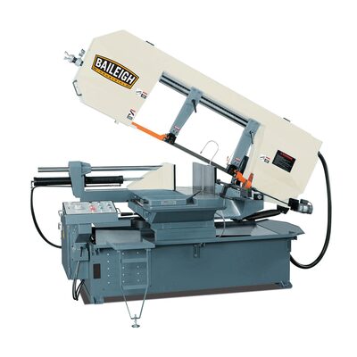 Baileigh BS-24SA-DM - 18" Variable Speed Semi-Auto Dual Mitering Bandsaw 5HP, 220V 3 Phase