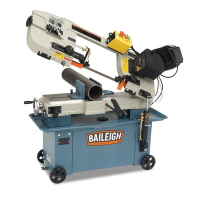 Baileigh BS-712M - 7" x 10" Geared Head Horizontal/Verical Band Saw 1HP, 110/220V, 1 Phase