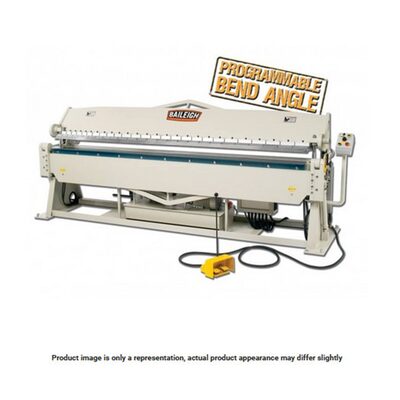 Baileigh BB-12014H - 220 Volt 3 Phase Heavy Duty Hydraulic Box and Pan Brake, 10' Length, 14 Gauge Mild Steel Capacity