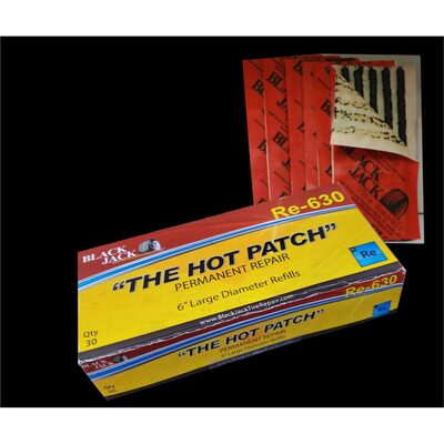 BlackJack Tire Supplies 6" Large Dia.Refills, (Box of 30)