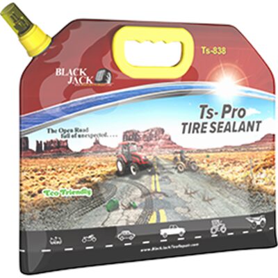 BlackJack Tire Supplies 1 gallon Tire Sealant, Pouch