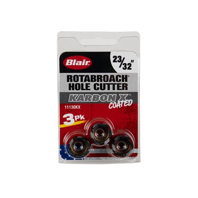 Blair 23/32" Karbon X Rotabroach Cutters - 3PK (11130KX)