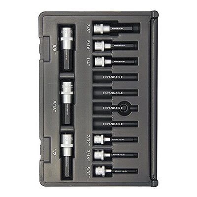 Bondhus Corp. Set 9 ProHold Hex Bits 2" (5/3