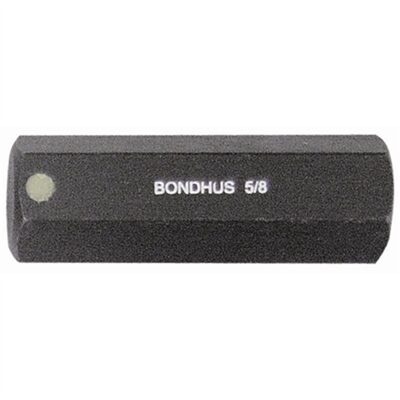 Bondhus Corp. Hex Bit 5/8", 2" Length