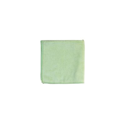 Buff And Shine MF1G Towel, 16 in x 16 in, Microfiber Blend 80% Polyester, 20% Polyamide, Light Green