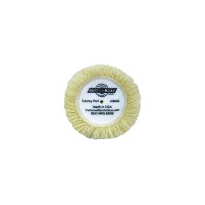 Buff And Shine TP-3 Buffing Kit, 3 in Dia, Hook and Loop Attachment, Wool and Foam Pad, Beige