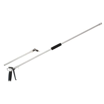 Coil Hose Typhoon Blow Gun with 48" Angle Tip Extension, 1/4" NPT