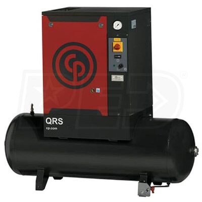 Chicago Pneumatic QRS 7.5 HP Air Compressor 150 PSI TRIV/3/60 TM