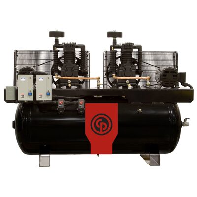 Chicago Pneumatic 2x5 HP 1 phase 120 h