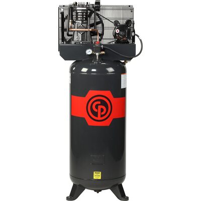 Chicago Pneumatic 5 HP Single Phase 60 Gal Vertical Tank