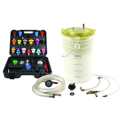 CPS Products Vacufill Jr. with Universal Radiator Coolant System Pressure Adapter Kit
