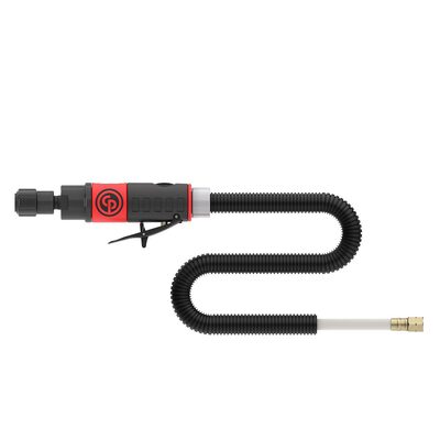 Chicago Pneumatic Chicago Pneumatic CP873CK - Low Speed Composite Air Tire Buffer Kit with Quick Change 7/16" Hex Shank Chuck, 0.47 HP / 350 W Air Motor - 3,000 RPM and Rear Exhaust Hose with Noise Reducer.