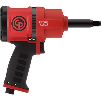 Chicago Pneumatic CP7748TL-2-1/2 Inch Air Impact Wrench with 2 Inch Extended Anvil, Torque Limited, Pistol Handle, Max Torque Reverse Output 960 ft.lbs / 1300 Nm - 7000 RPM, Twin Hammer