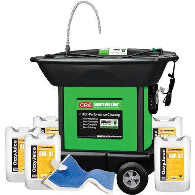 CRC Industries SmartWasher SW-X137 Mobile Parts Washer Kit 110v 1X1Kit