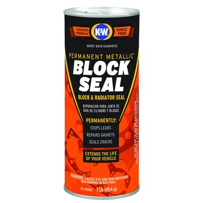 CRC Industries K&W Permanent Metallic Block Seal Head Gasket Repair 1X16OZ