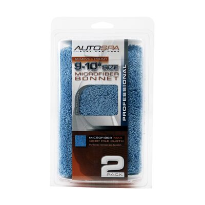 Carrand 9-10" MICROFIBER POLISHING BONNET 2PK