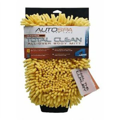 Carrand Microfiber MAX Total Clean Body Mitt-4 in 1, 7"x10"