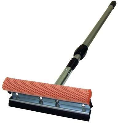 Carrand SQUEEGEE 8" METAL HEAD WITH 21 - 36" EXT HANDLE