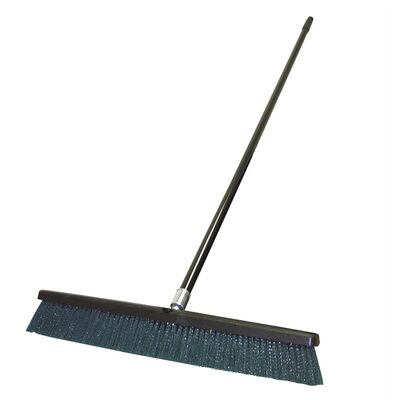 Carrand 24" GARAGE BROOM & 60" METAL HANDLE W/PLASTIC TIP