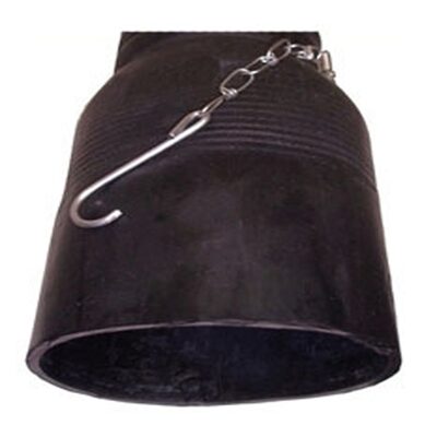 Crushproof Tubing 3" x 8" OVAL TAILPIPE ADAPTER