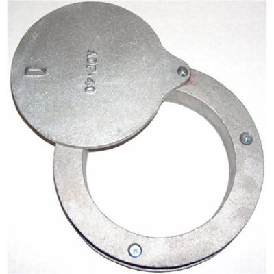 Crushproof Tubing 4in DOOR PORT - ALUMINUM